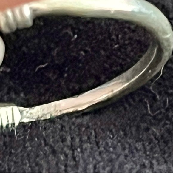 Sterling Silver Knotted Rope Women's Ring Stamped 925 Knot Design Bali Balinese - Picture 13 of 15